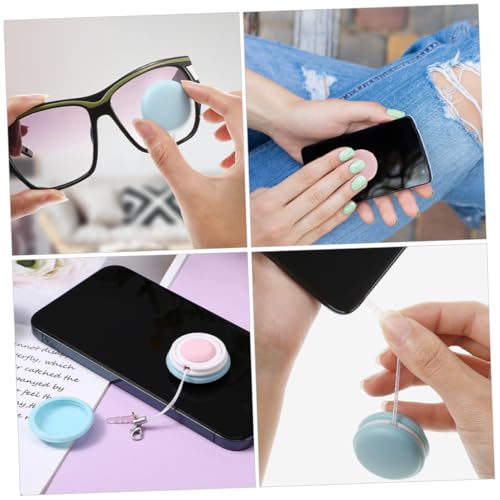 6pcs Screen Cleaning Phone Screen Cleaner Glasses Cleaner Lens Cleaning Cloths Electronic Dust Brush