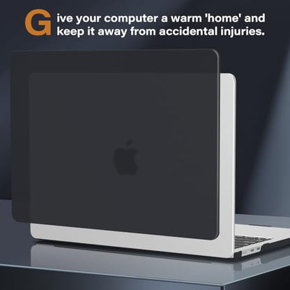 CISSOOK Matte Black Plastic Hard Cover for MacBook Pro 14 Inch Case 2026 2025 2024 2023 2022 2021 Release Model M5 A3434 M4 A3112 A3185 A3401 / A2992 A2918 M3 / A2779 M2 / A2442 M1 Chip, Black - color: Matte Black