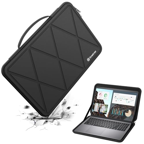 Smatree 15.6 inch Laptop Sleeve for DELL Inspiron 15/Vostro 15 3520/3530/3535,Latitude 5550/5540/3540/3550,Precision 3570/3581/3571/3580/3591/3590,Pro 15 Essential Laptop PV15250/PV15255 Case(X8274) - color: X Series-Black, size: For 15.6 inch Dell Inspir