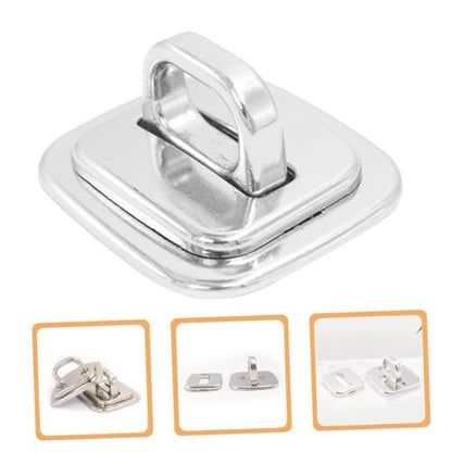 Angoily 1Set Laptop Anchor Plate Theft Lock Slot Durable Desk Mount Anchor for Multiple Laptop Models Easy Installation Reliable Security Against Theft