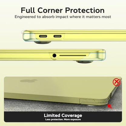 B BELK for MacBook Neo Case 13 inch 2026 | (A18 Pro, Model A3404) | 1:1 Precision Fit | Official Citrus Clear | Matte Hard Shell Case | Scratch & Fingerprint Resistant for MacBook Neo 13 inch Case - color: Citrus Clear