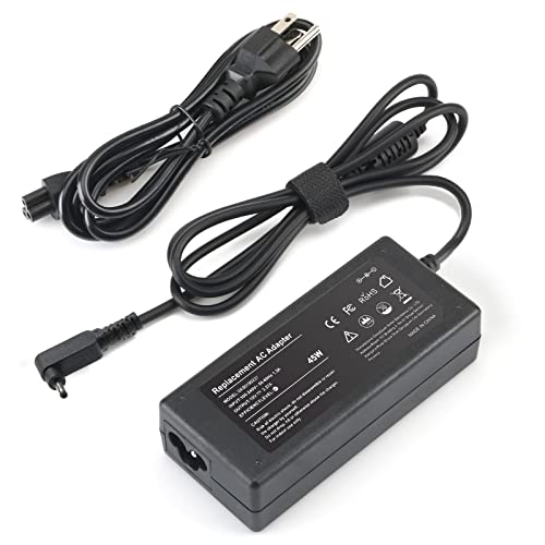 19V 2.37A 45W AC Adapter Laptop Charger Compatible with Acer Aspire 5 A515-44 A515-46 A515-54 A515-55 A515-56 A517-52 A515-56-32DK A515-46-R3UB 55-56UK for Chromebook R11 Series Power Cord
