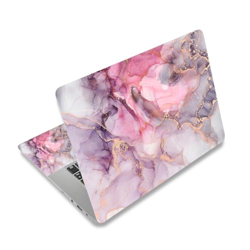 Laptop Notebook Skin Sticker Cover Decal, 12 13 13.3 14 15 15.4 15.6 inch Laptop Vinyl Skin Sticker Cover Art Protector Decal Universal, Pink Marble - color: Pink Marble