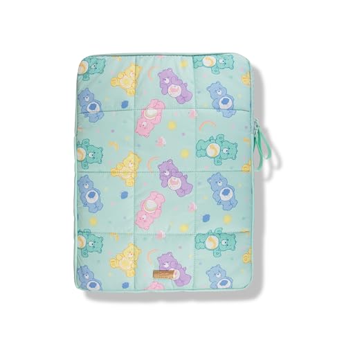 Sonix | Puffy Laptop Sleeve | 15-16 Inch, Quilted Pillow Puffer Laptop Carrying Case, Computer Sleeve | Care Bears Pastel - color: Care Bears Pastel