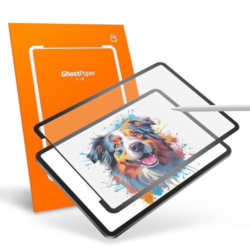 UPPERCASE GhostPaper Air Premium Detachable Paper Feel Writing Sketching Surface Screen Protector, Air-ttach Nano Suction Mounting, Compatible with iPad Pro 12.9" (2018-2022) - size: iPad Pro 12.9" (2018-2022)