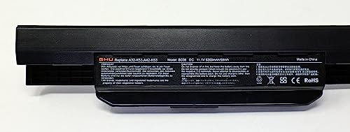 GHU A32-K53 A41-K53 Battery 58Wh 10.8V Replacement for Asus A53 K53 K54 K84 K93 N53, Compatible with A31-K53 A42-K53