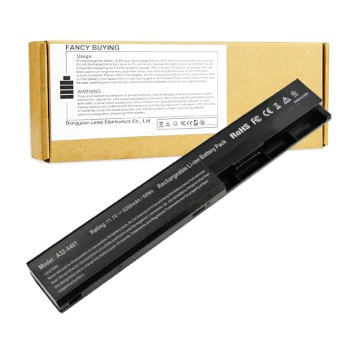 Fancy Buying Laptop Notebook Battery Compatible with Asus X501A X301 X301A X301U X401 X401A X401U X501 X501U A31-X401 A32-X401 A41-X401 A42-X401 - size: 10.13*2.15*0.77inch