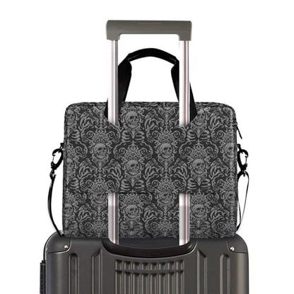 Skull Print Laptop Case 15.6 inch Computer Bag | Waterproof Laptop Briefcase Laptop Bag for Women & Men - color: Color17