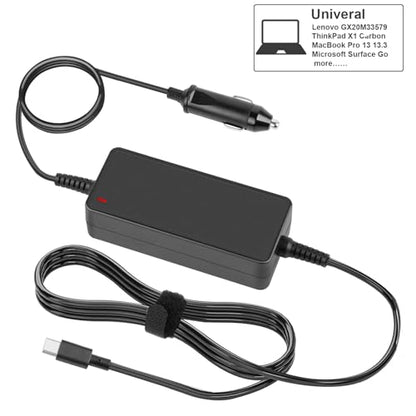 TREE.NB 90W Faster Charger USB-C Laptop Car Charger for ASUS Chromebook CX1 Flip, MacBook Pro Air, Lenovo Chromebook Flex 3 5 Yoga IdeaPad 3 11, Acer Chromebook Spin, Easy to use, Black - size: 90W
