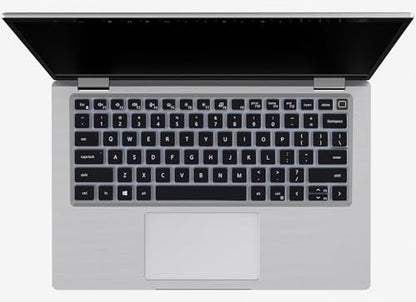 Keyboard Cover Skin for Dell Latitude 3440 3450 5420 5430 5431 5440 5450 14, Latitude 7440 7450 7430 7420 7410 9420 9430 14, Latitude 16" 7650 7640, Latitude 9510 9520 7520 2025-2022 Laptop,Black - color: Black