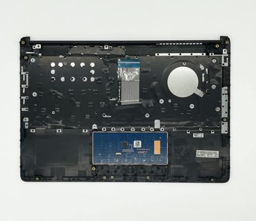 Replacement Upper Case Palmrest for HP 14Z-DK 14-DK 14-CF 14S-CF 14-DF Series Laptop Non-Backlit Keyboard Assembly Top Cover Touchpad L24818-001 Gray