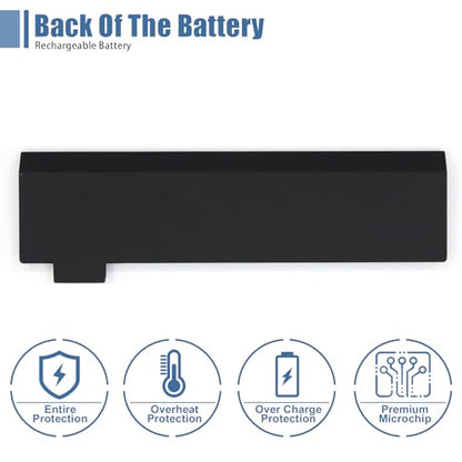 61 01AV423 T470 T480 Laptop Battery Replacement for Lenovo ThinkPad A475 T570 T580 P51S P52S TP25 Battery 4X50M08810 01AV422 01AV424 01AV452 SB10K97579 SB10K97580 11.4V 24Wh 2100mAh - size: 8.2*2.55*0.4 inch 01AV423