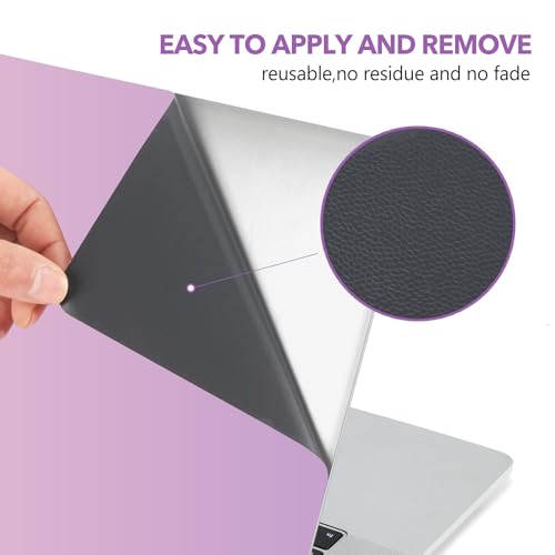 AIMSA Pink Purple Laptop Skin Sticker Cover Decal Fits 12" 13" 13.3" 14" 15" 15.4" 15.6 inch Netbook Laptop Protector Skin Stickers, Easy to Apply and Remove Art Decal - color: Pink Purple