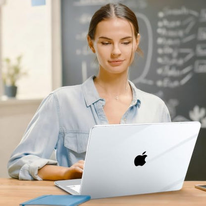 G JGOO Compatible with MacBook Neo Case 13 inch 2026 Release Model A3404 with A18 Pro Chip, Slim Protective Plastic Hard Shell for Mac Neo Case with Keyboard Cover & Screen Protector, Crystal Clear - color: Crystal Clear