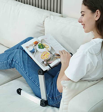 Extra Large Book Stand Adjustable for Bed Sofa, Multifunctional Laptop Holder with Page Clips, Ergonomic Multi Heights Angles, Cooking Stands Heavy Textbook Portable, Black, 19.5 x 10 inches - size: 19.5x10inches, style: 4 legs-Black
