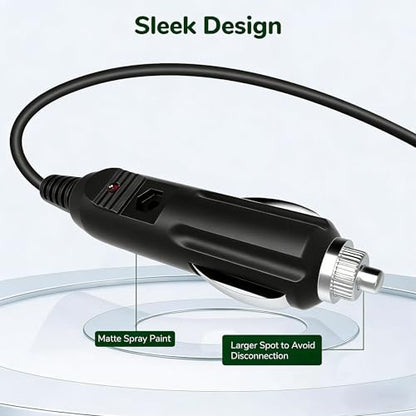 Car Charger Adapter Power Compatible with Type S BT530033-60 6.8 inch Screen Solar Powered Wireless Car Backup Camera