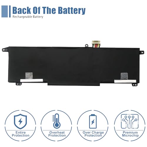 SD06XL Laptop Battery Replacement for HP Omen 15-ek0013dx 15-ek0xxx 15-en0023dx 15-en1075cl 15-en0xxx Series L84392-006 L84356-2C1 HSTNN-DB9U 11.55V 70.91Wh 5833mAh Notebook - size: 9.44*2.91*0.31 inch SD06XL