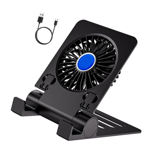 Tablet Cooling Stand with Powerful Cooling Fan Foldable Easy Storage for Travel Multifunctional Desktop Lazy Bracket Laptop Phone Stand