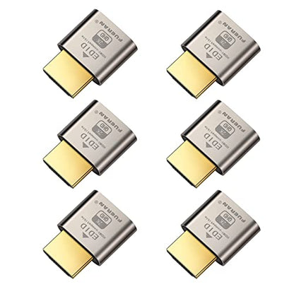 Dummy Plug Headless Ghost Display Emulator HDMI-Compatible HDMI-Compatible（Fit Headless-1920x1080 New Generation@60Hz）-6Pack - color: HDMI 2.0-2K-6P
