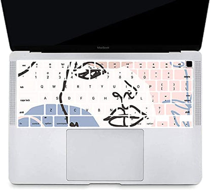 Laptop Case Compatible with MacBook Pro 13 inch with CD-ROM Model: A1278(Old Version 2012/2011/2010/2009/2008), Protective Plastic Hard Shell Case Cover & Keyboard Skin - Girl Pattern 1 - color: Girl Pattern 1, size: A1278(Pro 13 w/CD-ROM 2008-2012)
