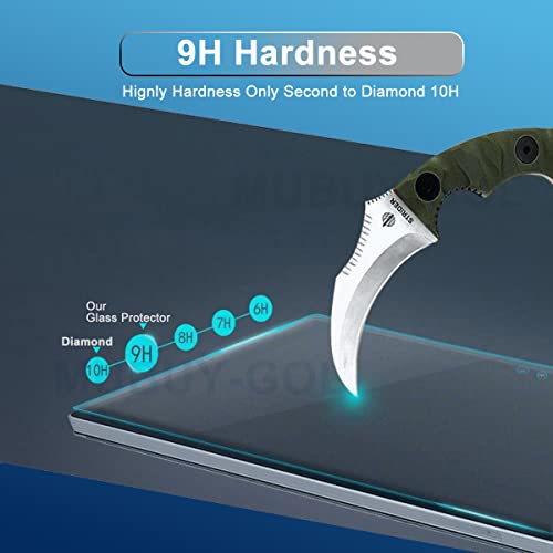 Compatible with MacBookPro 16 inch Screen Protector 2026-2021 Release M5-M1 A3428 A3429 A3403 A2991 A2780 A2485 with Touch ID, MacBook Pro 16.2 Tempered Glass Screen Protector 9H Hardness,Anti-Fingerprint | A3428 A3429 A3403 A2991 A2780 A2485, Touch ID Co