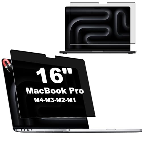 KEANBOLL MacBook Pro 16 Screen Protector, Magnetic Anti Peep | Removable, Anti-Glare, Blue Light Reduction, for MacBook Pro 16-Inch M1-M5 Pro/Max 2021-2026 - size: Macbook Pro 16.2-Inch
