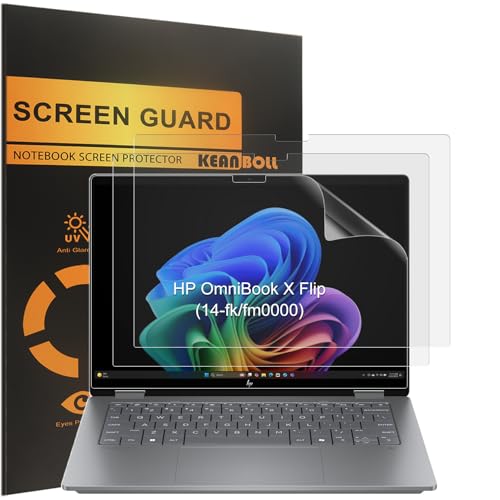 KEANBOLL 3 Pack Anti Glare (Matte) Screen Protector Designed for 2025 HP OmniBook X Flip x360 14" 2-in-1 Touchscreen Laptop (14-fm0047nr 14t-fm000 14-fk0047nr 14z-fk000)