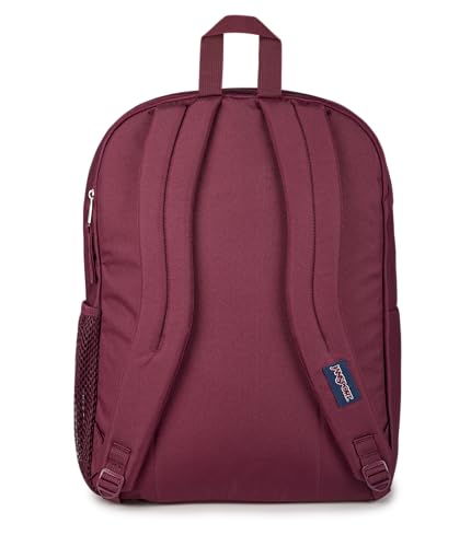 JanSport Laptop Backpack - Computer Bag with 2 Compartments, Ergonomic Shoulder Straps, 15” Laptop Sleeve, Haul Handle - Cherry Lacquer - color: Cherry Lacquer