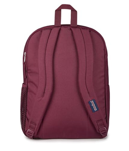 JanSport Laptop Backpack - Computer Bag with 2 Compartments, Ergonomic Shoulder Straps, 15” Laptop Sleeve, Haul Handle - Cherry Lacquer - color: Cherry Lacquer