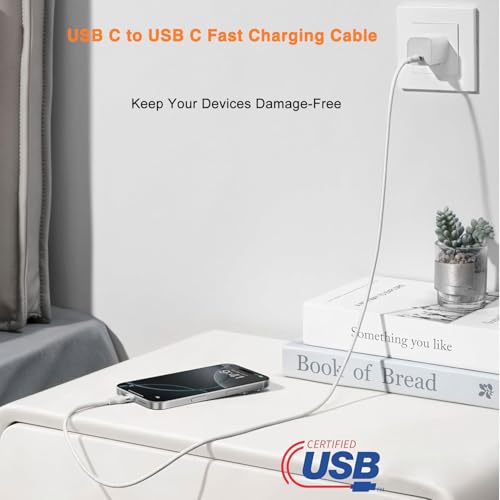 240W Google USB-C Charge Cable[2-Pack],USB C to USB C Cable, Fast Charging Cord for Pixel 10 Pro XL/10 Pro/10A/10 Pro Fold/9A/9 Pro Fold/8/8A/7/6/5/4/3, iPhone 17/16/15/17e,Chromebook/Macbook Pro/Air - size: 3.3ft