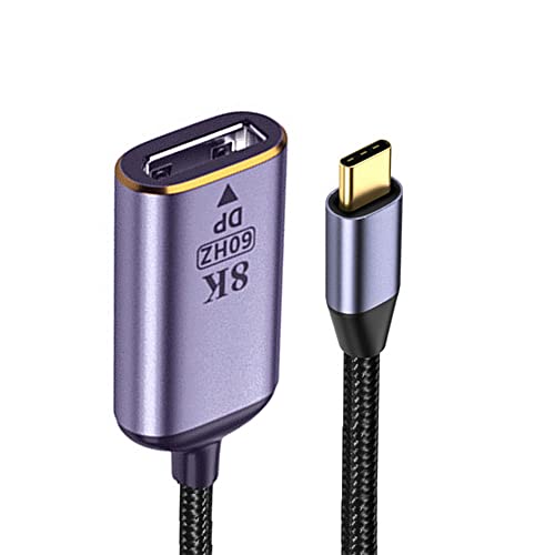 USB4 USB-C Type-C Source to Displayport DP Female Cable Display 8K 60HZ UHD 4K Monitor Displays - style: USB-C to DP