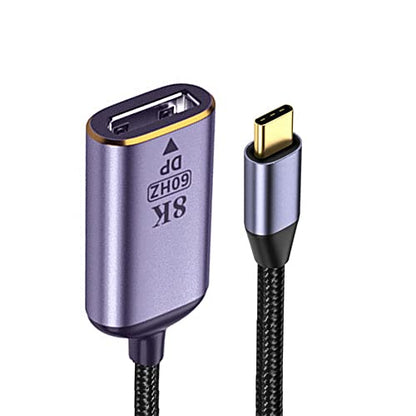 USB4 USB-C Type-C Source to Displayport DP Female Cable Display 8K 60HZ UHD 4K Monitor Displays - style: USB-C to DP