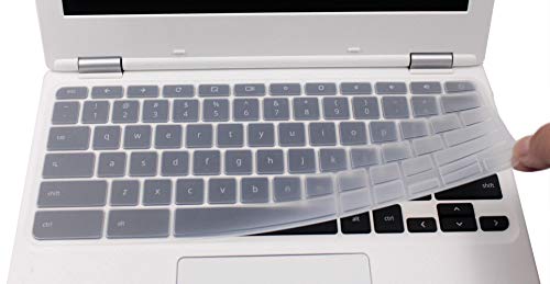 YYubao Keyboard Skin Cover Compatible with 11.6" Lenovo Chromebook C330, Chromebook N20 N21 N22 N23 100e 300e 500e, 11.6" Flex 11 Chromebook, 14" Chromebook N42 N42-20 - Clear - color: Clear