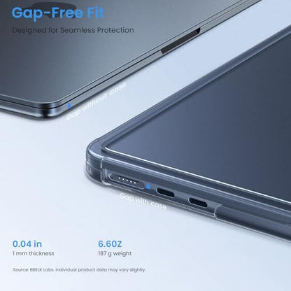 B BELK for MacBook Air 13 inch Case M5/M4/M3/M2 Official Midnight Clear | Scratch-Resistant & Reinforced Anti-Cracking Hard Shell for MacBook Air 13.6 inch Case 2026-2022 (A3449 A3240 A3113 A2681) - color: Frosted Midnight