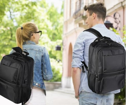 Laptop Backpack Fits 17 Inch Computer, Size suit to airline: America Airlines/Frontier Airlines/Spirit Airlines/South West Airlines, Black - color: A Black