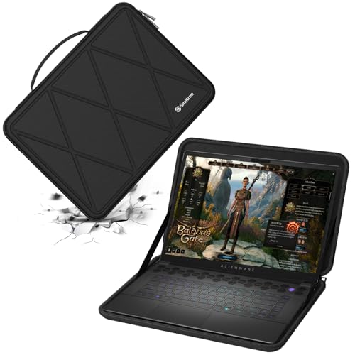 Smatree Hard EVA Protective Sleeve Case Compatible only for 16 inch DELL Alienware m16 R1 Gaming Laptop Notebook Bag (NOT FIT Alienware m16 R2) (X8321) - color: X Series-Black, size: For 16 inch DELL Alienware m16 R1(X8321)