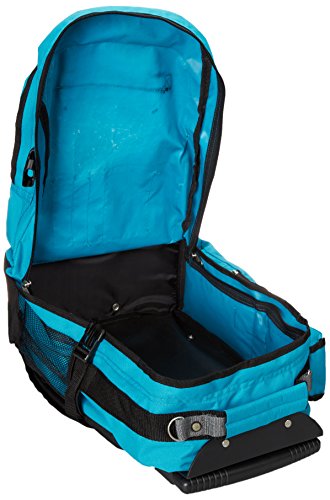 Everest Deluxe Wheeled Backpack, Turquoise, One Size - color: Turquoise
