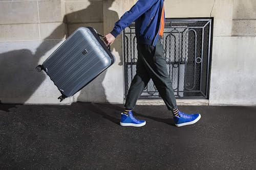 DELSEY PARIS Helium Aero Hardside Expandable Luggage with Spinner Wheels, Titanium, Carry-On Plus 21 Inch - color: Titanium, size: Carry-On Plus 21 Inch