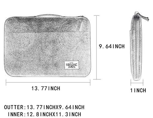 Kinmac 360° Protective Water Resistant Laptop Sleeve case Bag with Handle for MacBook Pro 14 inch,13.5 inch-13.9 inch and 14 inch Laptop(Spaceship) - color: Spaceship, size: 13.5 inch-14 inch