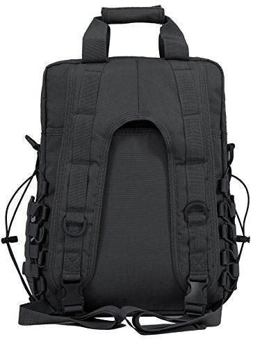 Seibertron Pro-Multifunction Shoulder Messenger Bag Fit for 14.1" or 17.3" Laptop - color: Black Max Suitable 15.6"laptop