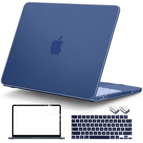Matte Frosted Compatible with MacBook Neo 13 Inch 2026 (Model A3404 | A18 Pro Chip) | Anti-Crack & Scratch & Fingerprint | 100% Match Official Color Indigo - color: Matte Indigo Clear
