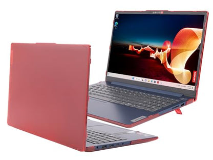 mCover Case Compatible ONLY for 2022-2024 15" Lenovo IdeaPad Slim 3 ｜ 3i 15ABR8 / 15AMN8 / 15IAH8 / 15IAN8 / 15IRH8 / 15IRU8 Windows Computers (NOT Fitting Any Other Lenovo Models)- Red - color: Red