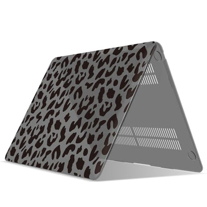 IBENZER Compatible with New MacBook Air 13 inch case 2022 2021 2020 M1 A2337 A2179 A1932, Hard Shell Case&Keyboard Cover&Screen Film for Mac Air 13 (2018-2022), Black Leopard, AT13-LP-BK+2 - color: Black Leopard