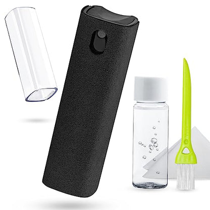 walrfid Screen Cleaner Touchscreen Mist Spray for Phone Laptop TV, Black | Electronics Cleaning Kit for Tablet, PC, Computer, LCD, Car Screens, Compatible with iPhone iPad MacBook Pro - color: Safety Black