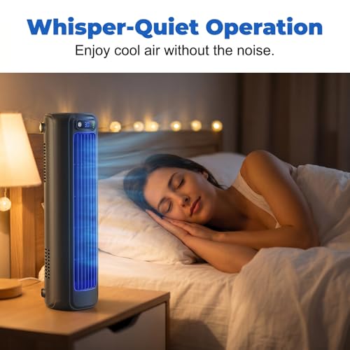 Portable Air Conditioner Cooling Fan Quiet with 3 Speeds, 2026 New Wall Mounted Fan, Portable Usb Desk Fan, Quiet Small Room Fan for Home Room, Adjustable Desk Fan for Office Work (1, Gray)