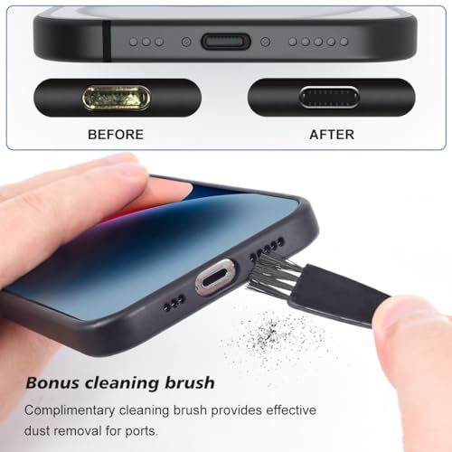 12PACK Lightning Anti Dust Plug with Easy-Grip Tab Compatible with iPhone 14,14 Pro Max,iPhone 13,13 Pro Max,12,11,11 Pro,X,XS,XR,8,7,iPhone Charging Port Plug Dust Cover Caps - size: Lightning Dust Cover