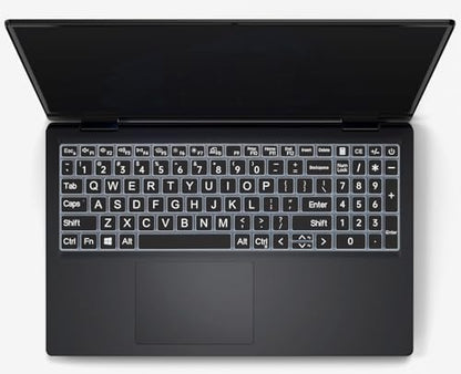 Large Print Keyboard Cover Skin for 2026 2025 Dell 15 Laptop DC15250 DC15255 15.6, Inspiron 15 3510 3520 3530 3511 3525 3535 5510 5515 5518/ Inspiron 16 5640 5645, 15.6 Dell Latitude 3520 Laptop,Black - color: Black Large Letters