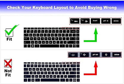 Keyboard Cover for HP Pavilion/HP Laptop 14-dk 14m-dh 14-dq 14-cd/ce/cf 14-dq0052dx dq2053cl dq0002dx 14-dq5043cl 14-cf2112wm 14-dk1003dx 14-ce3065st 14-fq0039ms 14-dh2097nr 14t-dq200 dq300 - color: Colorful