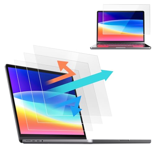2 Pack Blue Light Macbook Screen Protector Touch Screen Compatible with MacBook Pro 13 inch 2016-2022 M1 M2 and Macbook Air 13 inch 2018-2021 M1, Anti-Glare Anti Scratch Bubble Free for Eyes Protection Blue Light Blocking - color: MacBook Pro 13