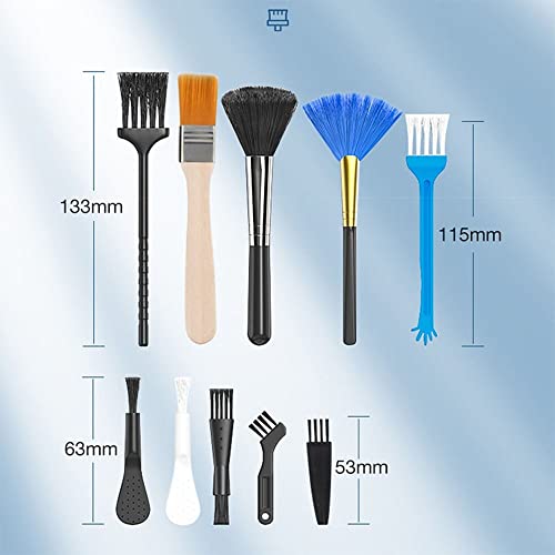 gofidin 10pcs Keyboard Cleaning Brush Kit Small Computer Keyboard Laptop Cleaning Brush Kit Cleaning Tool